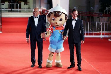 Pinocchio And Friends Alberto Barbera Iginio Straffi Red Carpet Venezia 78