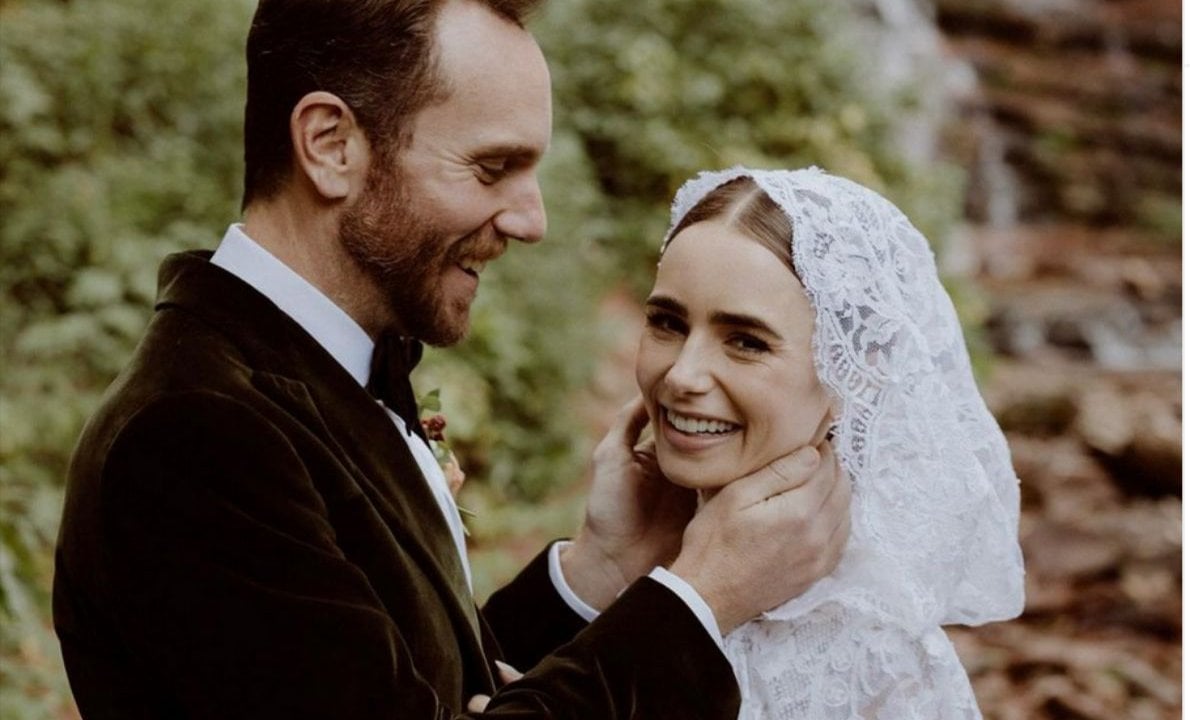 Lily Collins ha sposato il regista Charlie McDowell: le foto del matrimonio  e il romantico messaggio