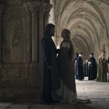 The Last Duel: Matt Damon e Jodie Comer in una scena del film