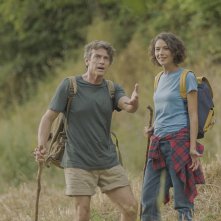 Sul tetto del mondo - Walter Bonatti e Rossana Podestà: Nicole Grimaudi con Alessio Boni in una scena del film