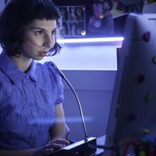 Ancora più bello: Ludovica Francesconi durante una scena