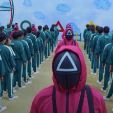 Una scena di Squid Game