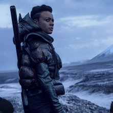 Fondazione: Leah Harvey in una scena della serie Apple