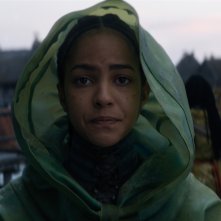 Fondazione: Lou Llobell in una scena della serie Apple