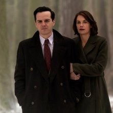 Oslo: Ruth Wilson e Andrew Scott in una scena del film
