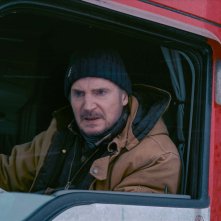 L'uomo dei ghiacci - The Ice Road: Liam Neeson durante una scena