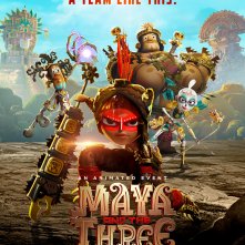 Locandina di Maya e i tre guerrieri