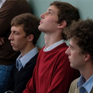 La scuola cattolica: Edoardo Carbonara, Emanuele Maria Di Stefano, Giulio Fochetti in un'immagine del film