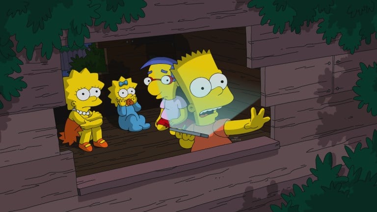 Una scena de I Simpson