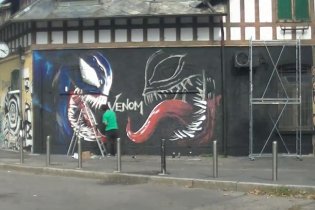 Venom - La Furia di Carnage - Timelapse murales