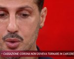 Fabrizio Corona a Non è l'arena, tra racconti shock e litigi in diretta