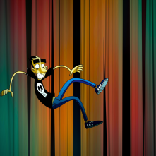 Strappare lungo i bordi: Zerocalcare in una scena della serie animata