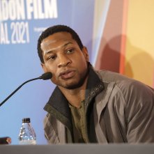 The Harder They Fall: Jonathan Majors alla conferenza stampa del BFI London Film Festival 2021