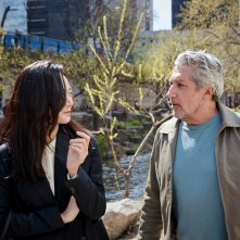 #IoSonoQui: Alain Chabat e Doona Bae in una scena del film