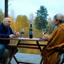The Trip: Askel Hennie e Noomi Rapace in una scena del film