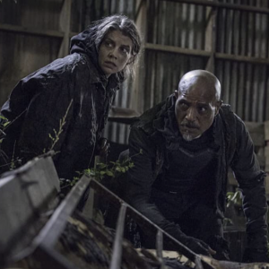 The Walking Dead 11x08: Seth Gilliam e Lauren Cohan in una scena