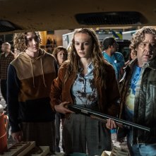 Halloween Kills: Robert Longstreet, Nancy Stephens, Dylan Arnold, Andi Matichak in una scena del film