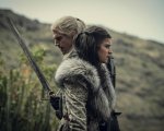 The Witcher 2: i character poster di Geralt e Yennefer