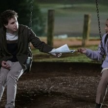 Caro Evan Hansen: Ben Platt con Amandla Stenberg in una scena del film