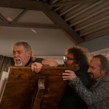 2 fantasmi di troppo: Maurizio Mattioli, Nunzio Fabrizio Rotondo e Paolo Vita in una scena del film