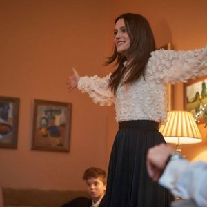 Silent Night: Keira Knightley in una scena del film