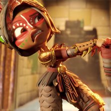 Maya e i tre guerrieri: la principessa Maya in una scena