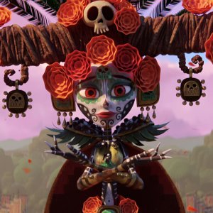 Maya e i tre guerrieri: la dea della morte in una scena