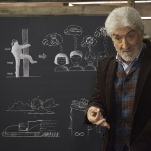 Io sono Babbo Natale: Gigi Proietti in una scena del film