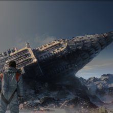 Moonfall: una foto del film di Roland Emmerich