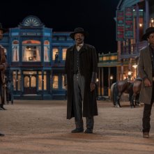 The Harder They Fall: Jonathan Majors, Delroy Lindo e RJ Cyler in una scena