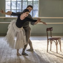 Carla: Alessandra Mastronardi con Gabriele Rossi durante una scena