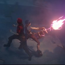 Arcane: Sorelle in azione in una scena della serie