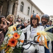 Per tutta la vita: Fabio Volo con Ambra Angiolini in una scena del film