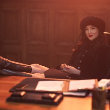 Red Notice: Gal Gadot durante una scena del film