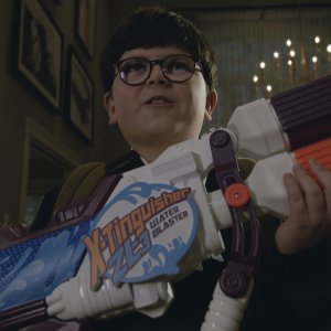 Home Sweet Home Alone - Mamma ho perso l'aereo: Archie Yates in una scena 'action'