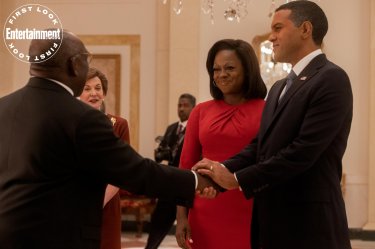 The First Lady Kathleen Garrett Laura Bush Viola Davis Michelle Obama O T Fagbenle Barack Obama