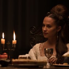 Sir Gawain e il Cavaliere Verde: Alicia Vikander durante una scena del film