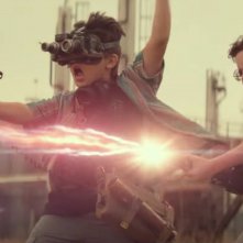 Ghostbusters: Legacy, Mckenna Grace in una scena d'azione