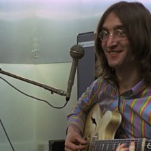 The Beatles: Get Back, John Lennon in un momento del girato