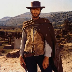 Il buono, il brutto, il cattivo: Clint Eastwood in una scena del film