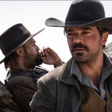 That Dirty Black Bag: Dominic Cooper e Douglas Booth in una scena