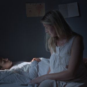 Beginning: Iamze Sukhitashvili durante una scena del film