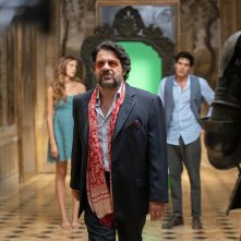 Una famiglia mostruosa: Lillo Petrolo durante una scena del film