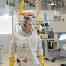 Trafficante di virus: Anna Foglietta in una scena