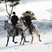 Un castello per Natale: Brooke Shields e Cary Elwes in una scena del film