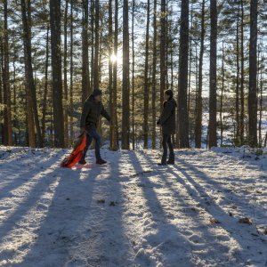 Dexter: New Blood: Michael C. Hall e Jennifer Carpenter in una scena del terzo episodio