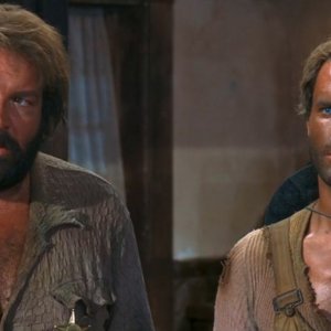 Lo chiamavano Trinità: Bud Spencer e Terence Hill in una scena del film