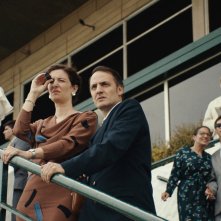 Azor: Fabrizio Rongione e Stéphanie Cléau in una scena del film