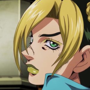 Le bizzarre avventure di JoJo: Stone Ocean, Jolyne Cujoh in una scena dell'anime