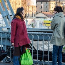 Verso la notte: Paola Toscano insieme a Alireza Garshasbi in una scena del film